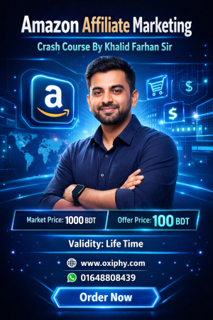 Amazon Affiliate Marketing Crash Course – By Khalid Farhan Sir