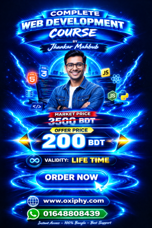 Complete Web Development Course – By Jhankar Mahbub