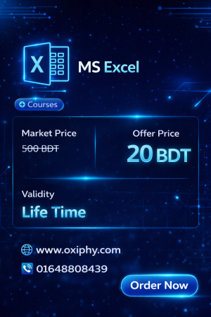 MS Excel Course – Data Management & Analysis Mastery